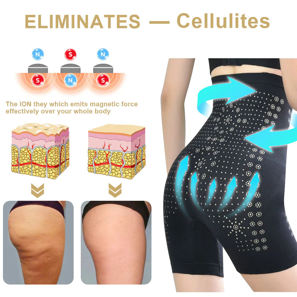 Women Idol Oveallgo Ice Silk Ion Fiber Repair Shaping Shorts