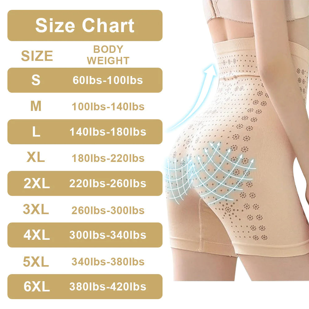 Women Idol Oveallgo Ice Silk Ion Fiber Repair Shaping Shorts