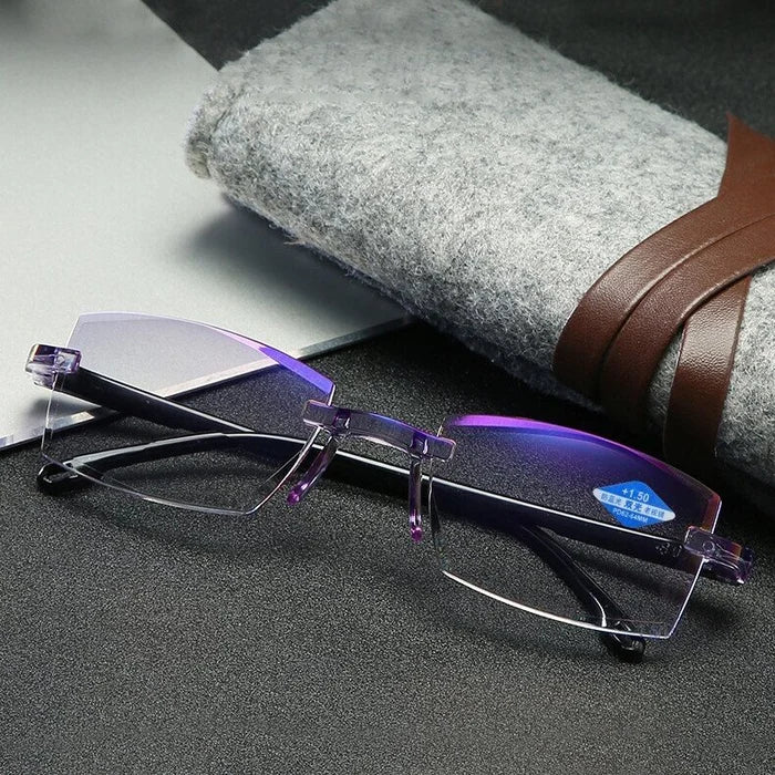 Idol High hardness Anti Blue Light Intelligent Dual Focus Reading Glasses