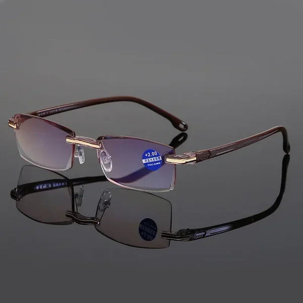 Idol High hardness Anti Blue Light Intelligent Dual Focus Reading Glasses