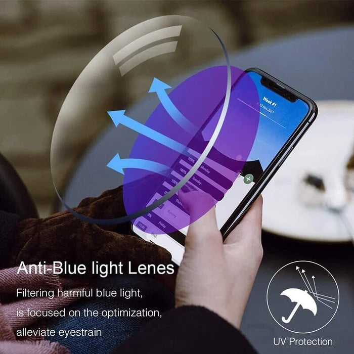 Idol High hardness Anti Blue Light Intelligent Dual Focus Reading Glasses