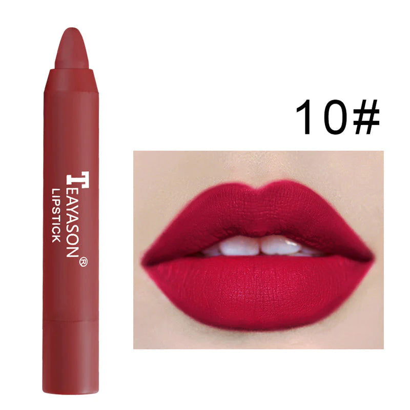 12 Color Matte Lipstick Pen