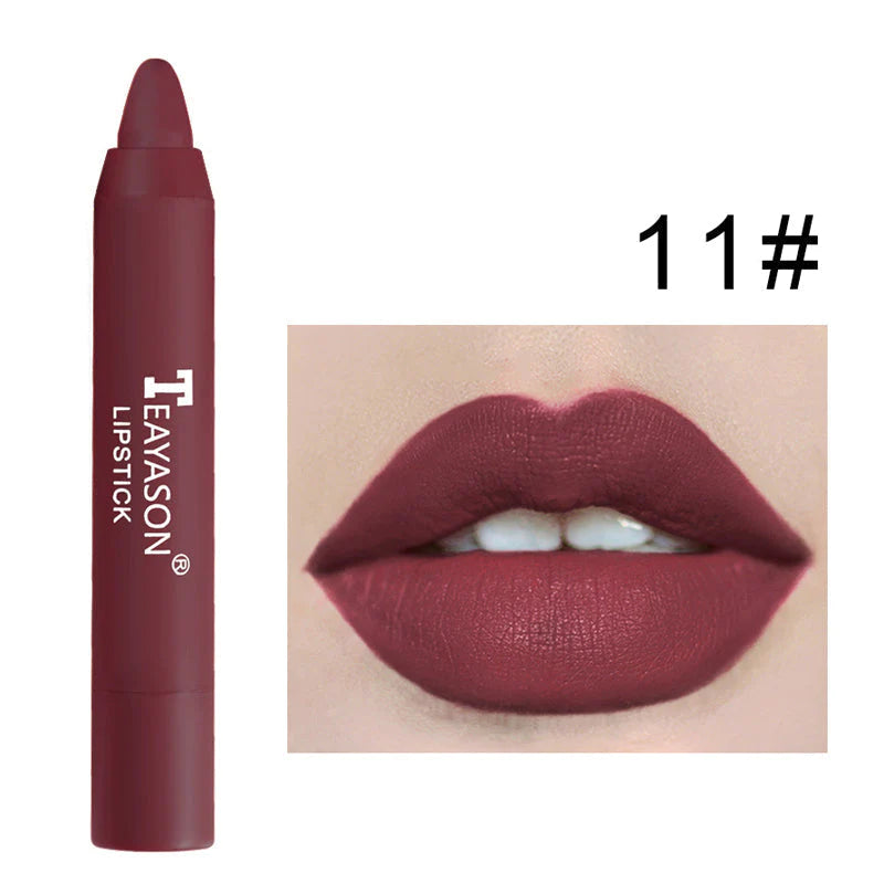 12 Color Matte Lipstick Pen