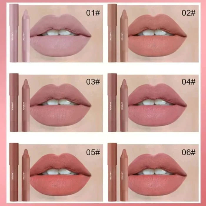 12 Color Matte Lipstick Pen