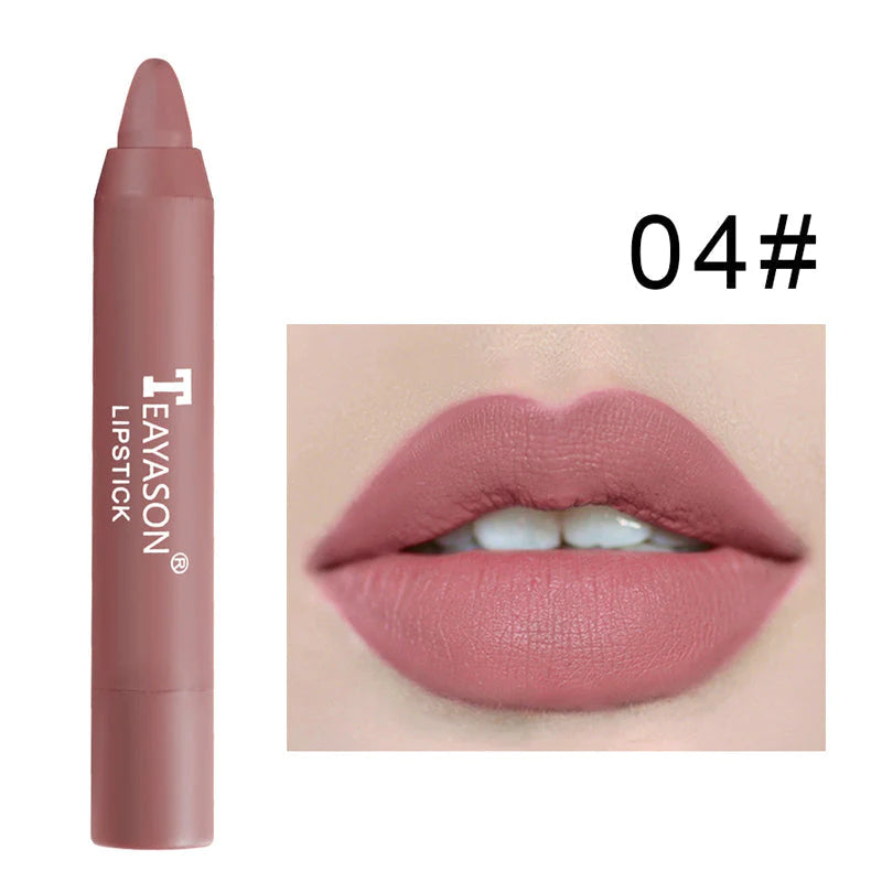 12 Color Matte Lipstick Pen