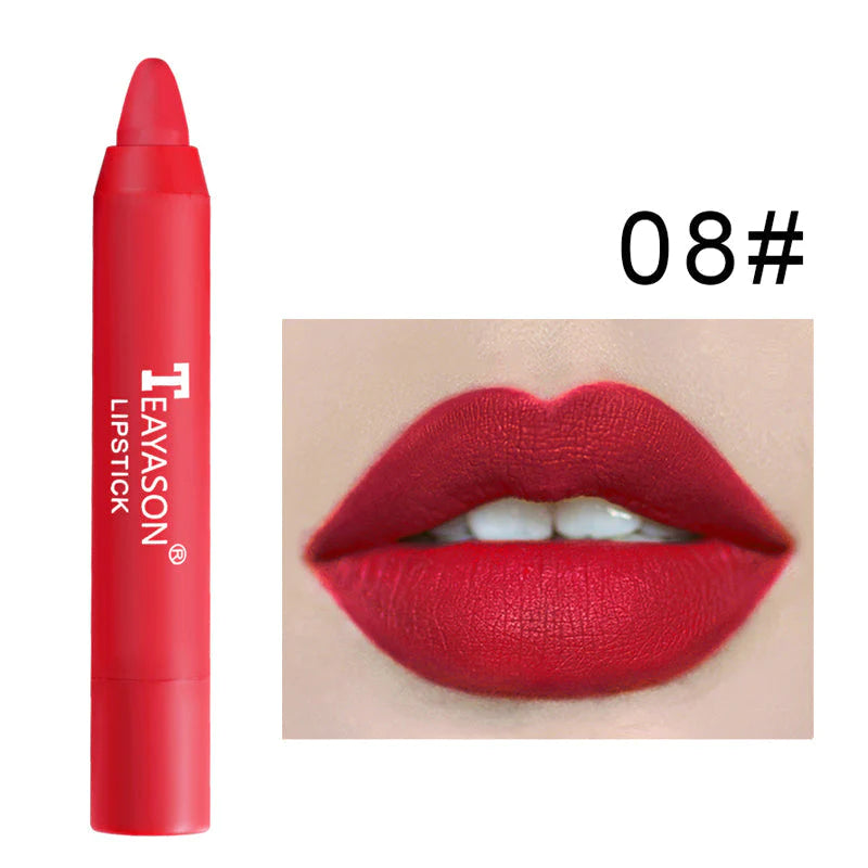 12 Color Matte Lipstick Pen