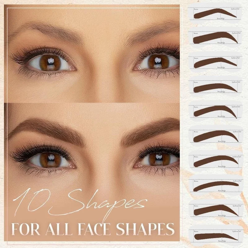 Women Idol Perfect Brows Stencil & Stamp Kit