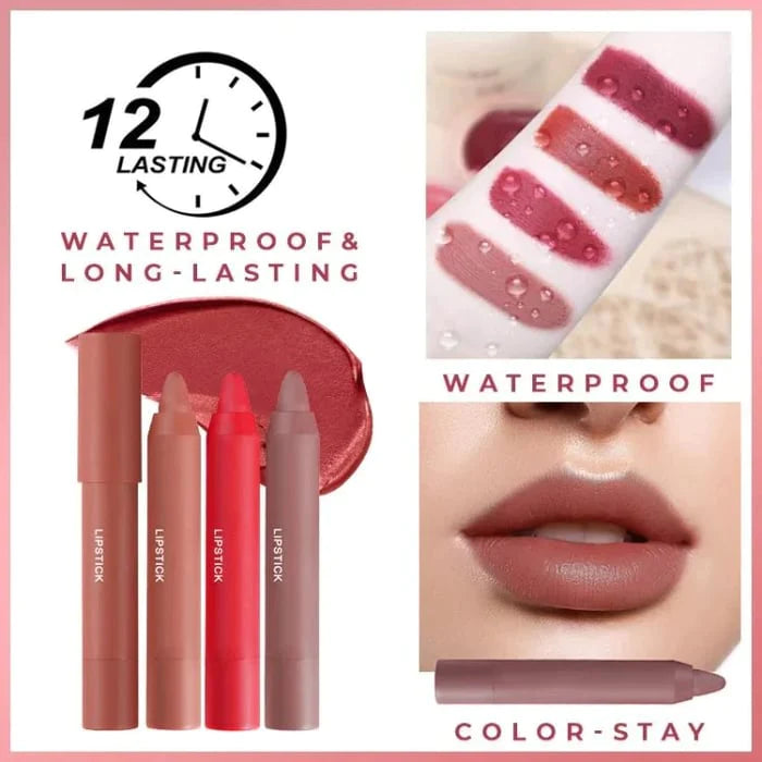 12 Color Matte Lipstick Pen