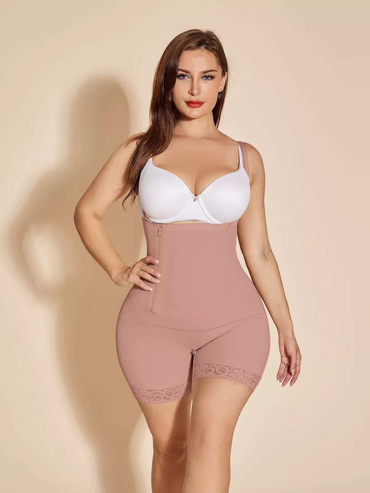 Fajas Colombianas Open Bust Body Shaper High Compression Shapewear